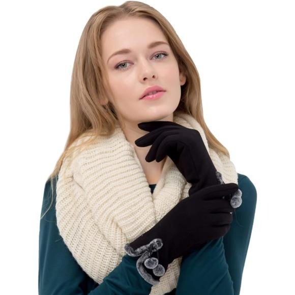 Winter Gloves for Women with Touch Screen, Black New With Tags - Picture 5 of 6